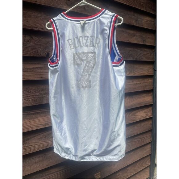 NIKE 2001 Carlos Boozer Duke #4 Reversible USA Basketball Jersey M - Picture 4 of 16